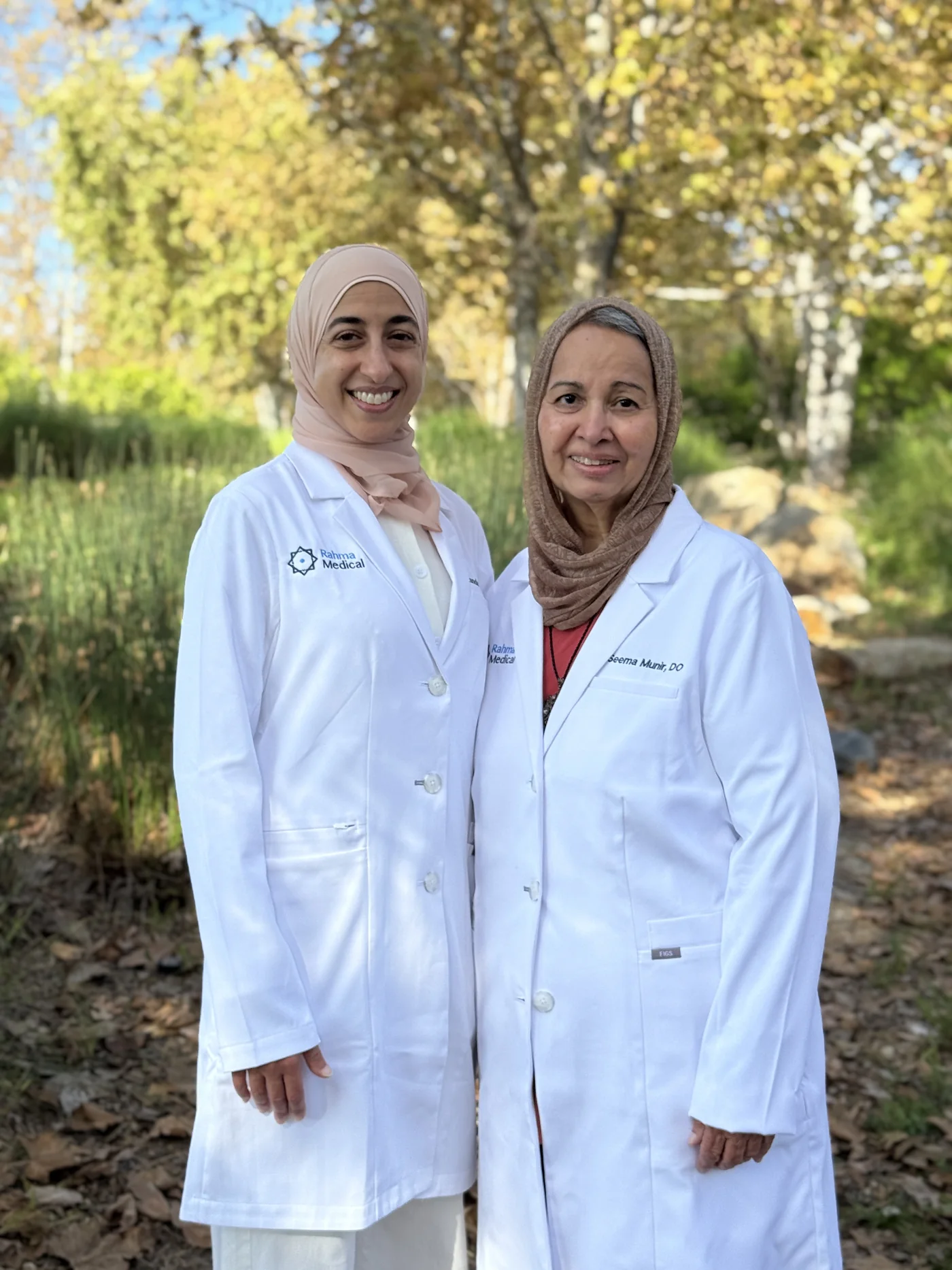 Dr. Randa Serag and Dr. Seema Munir